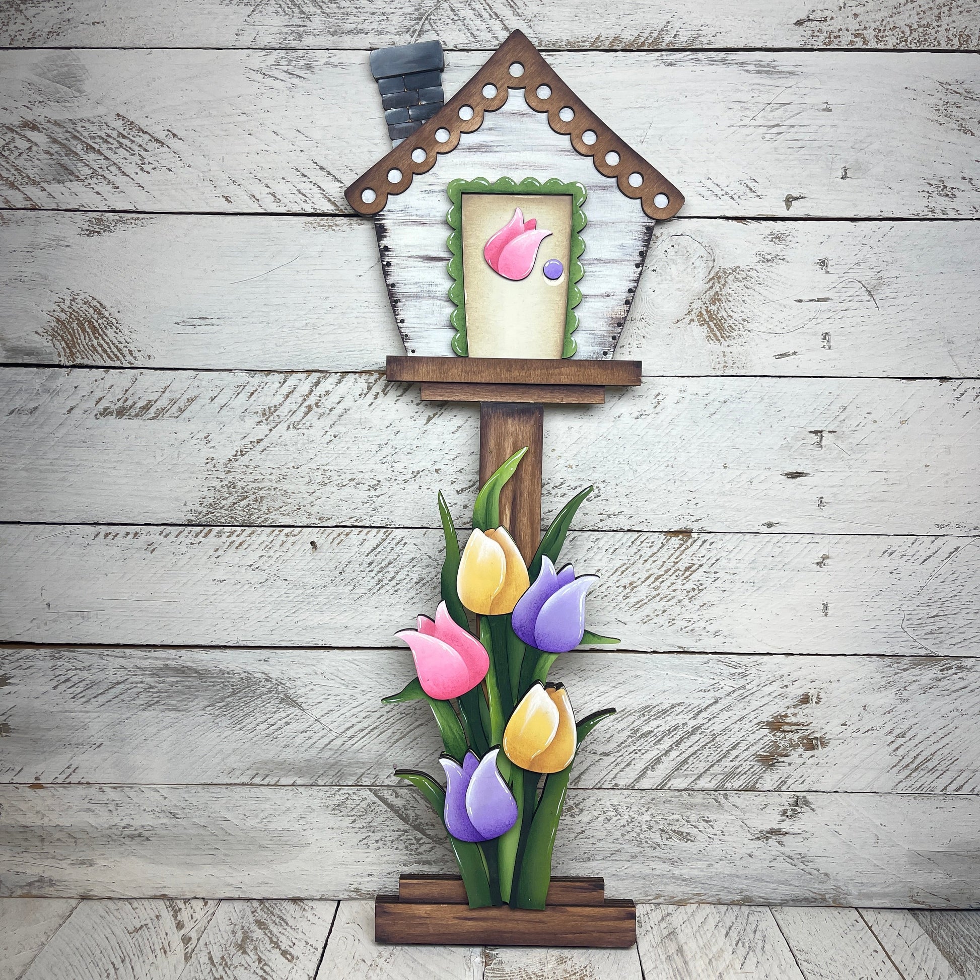 Tulipani per casetta uccellini intercambiabile Out of the Wood