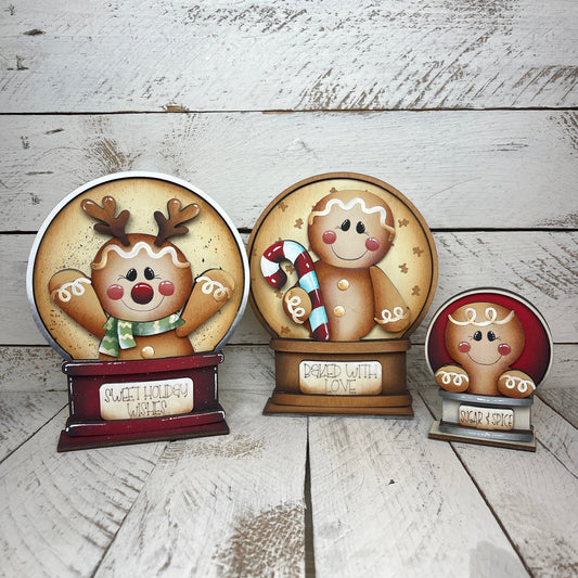 Sagoma orsi natalizzi per Snow globe intercambiabile Out of the Wood