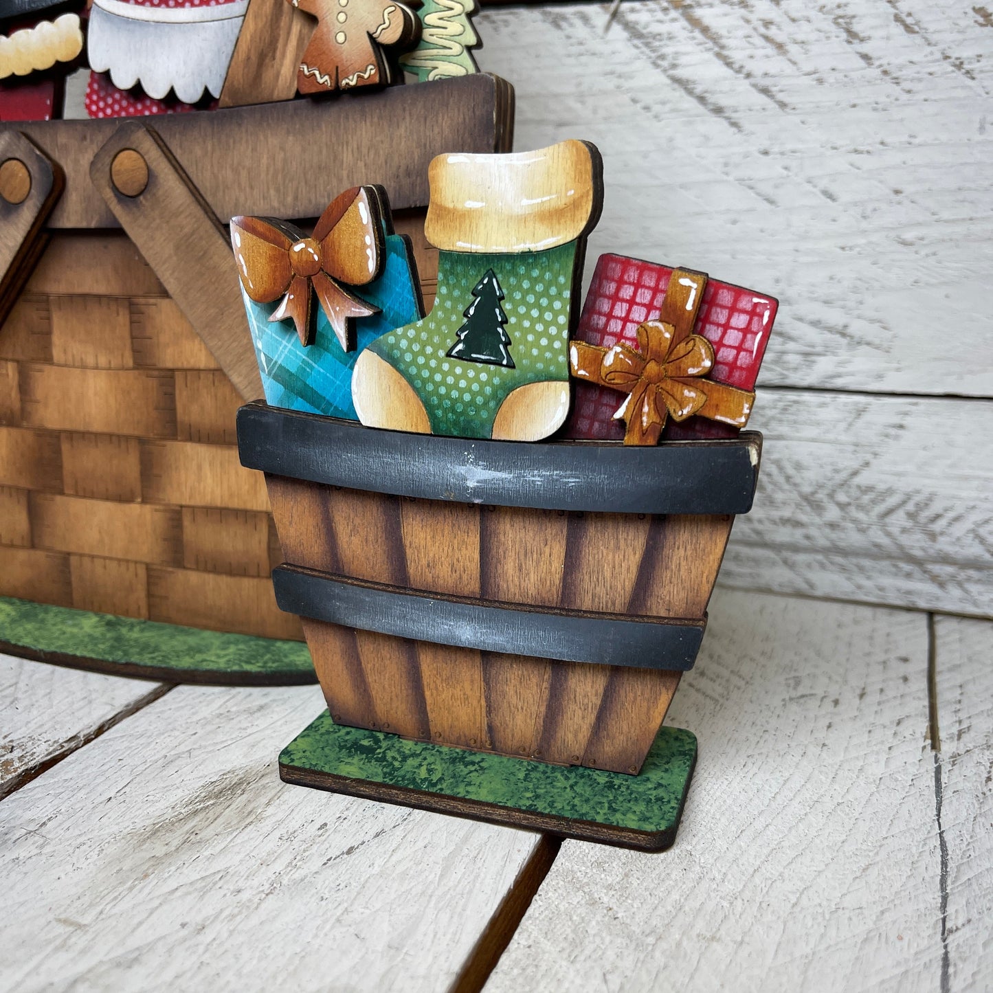 Pannello intercambiabile con Santa Claus e Mss Claus 2’ serie Out of the Wood