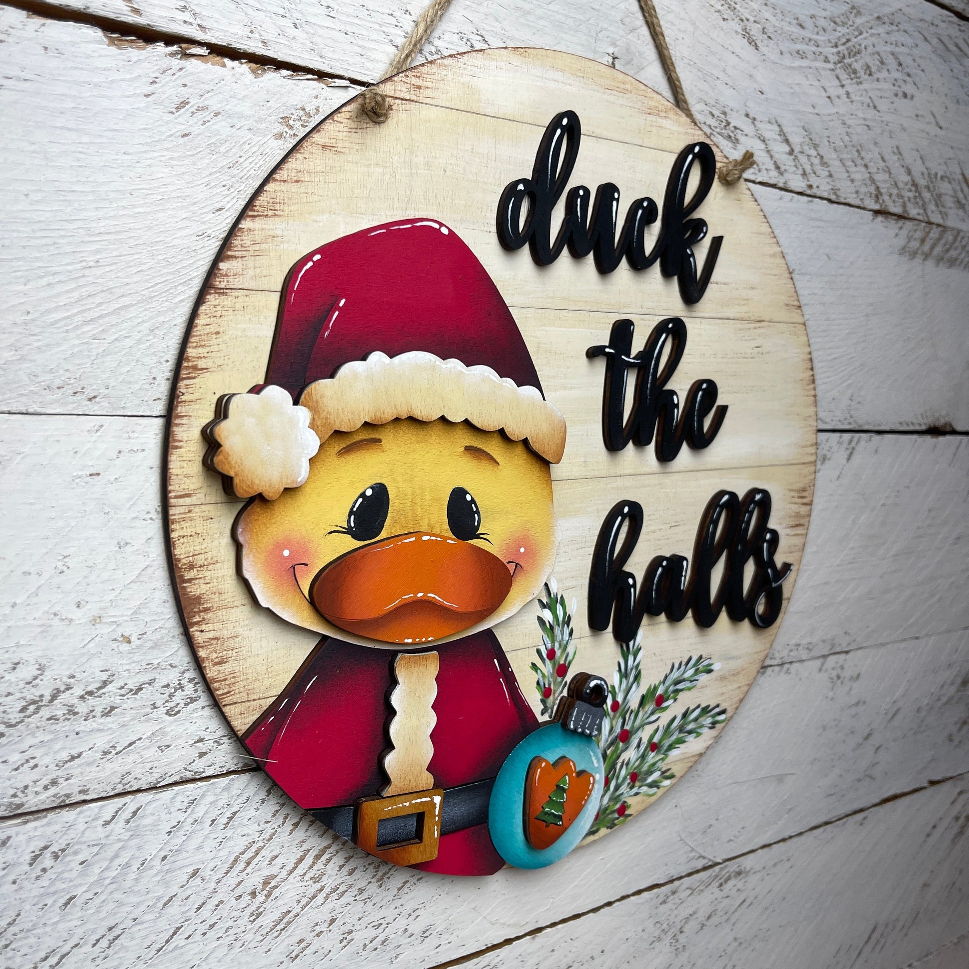 Fuoriporta anatra natale  Duck the halls Out of the Wood