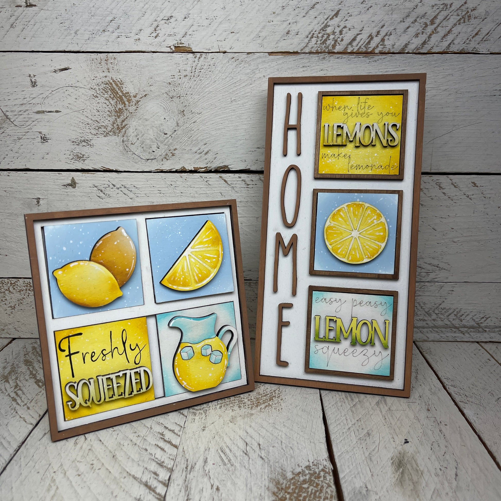 Set limoni  inserti quadrati piccoli 6x6 (Copia) Out of the Wood