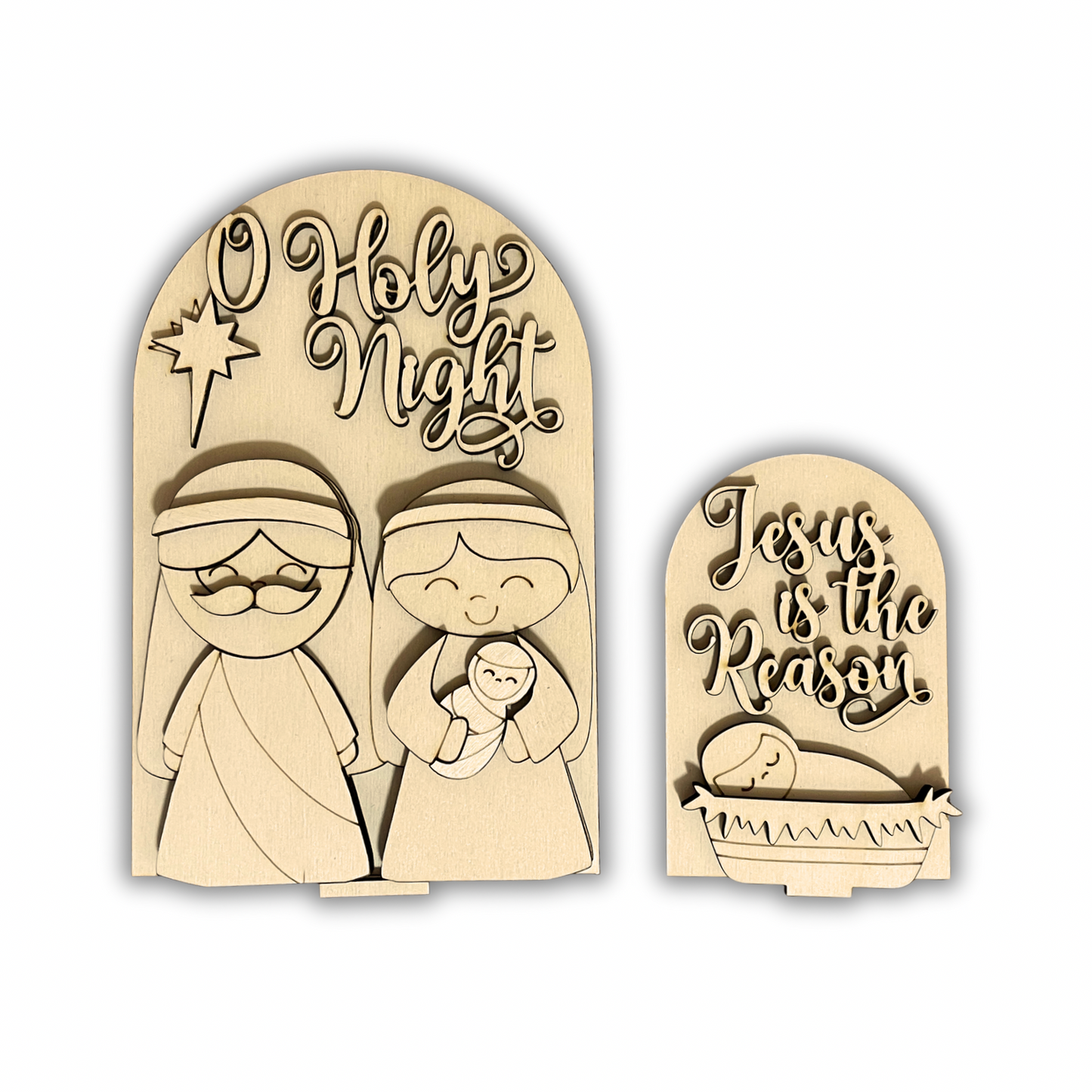 Pannello presepe per cornice intercambiabile Out of the Wood