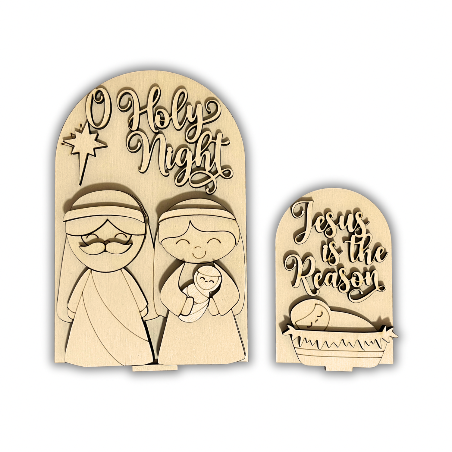 Pannello presepe per cornice intercambiabile Out of the Wood