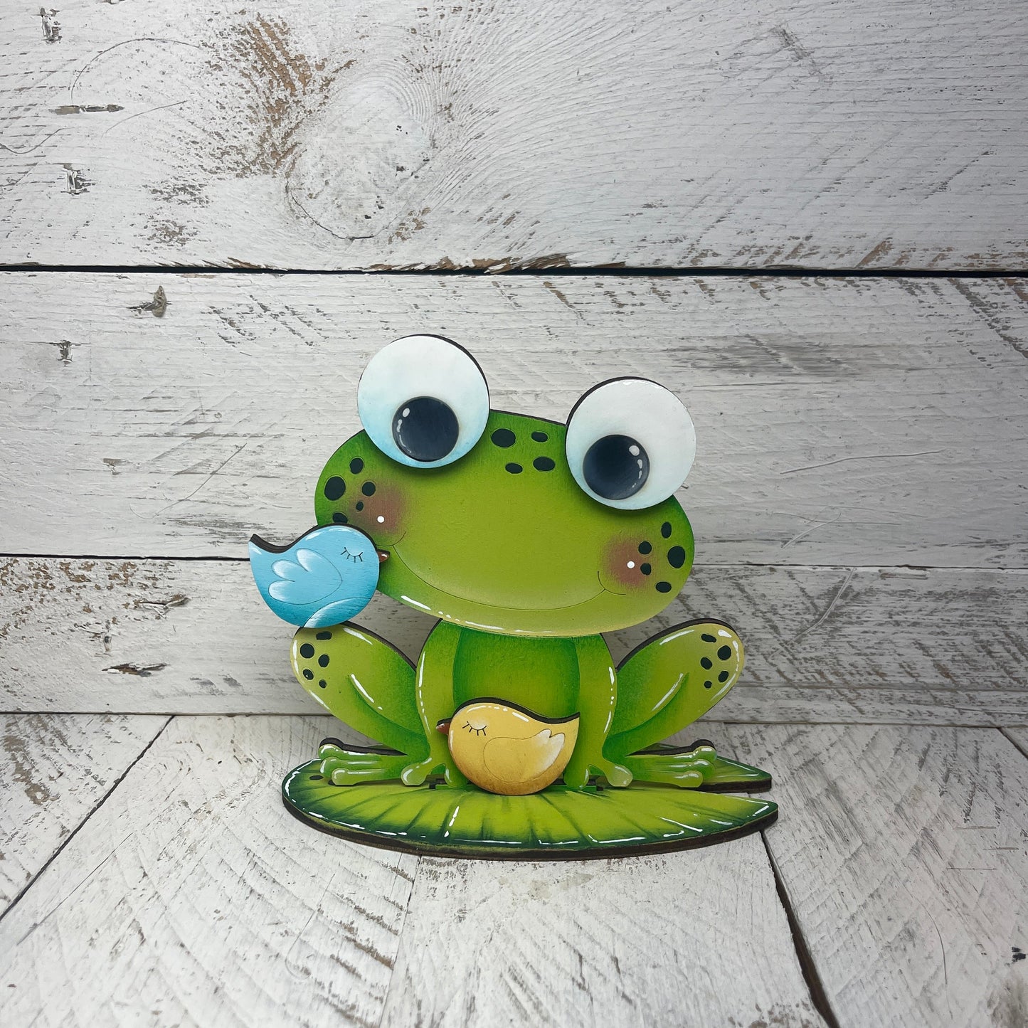 Rane primavera  con piedistallo Out of the Wood