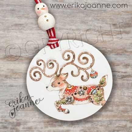 Nordica folk art ornament Out of the Wood