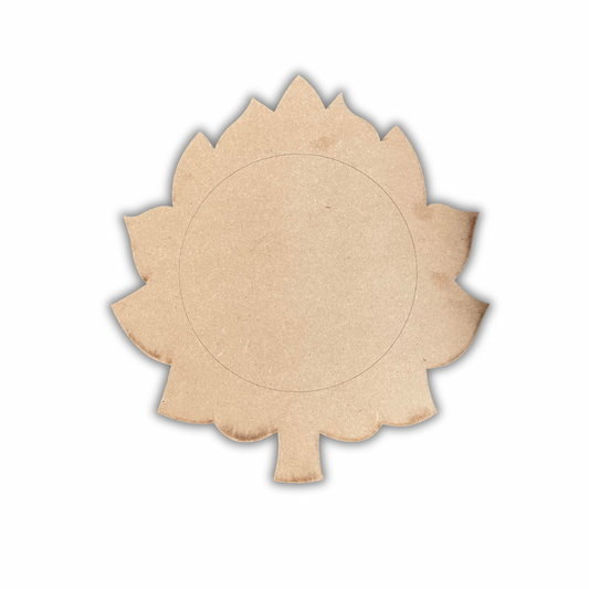 SAGOMA  -pattern-“Autumn leaf trivet “by Maxine Thomas Out of the Wood