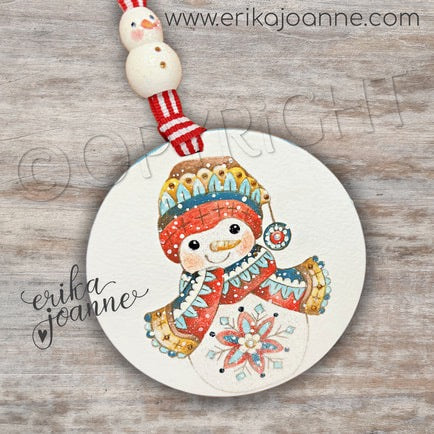 Nordica folk art ornament Out of the Wood