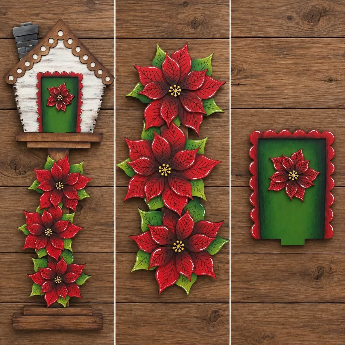 Stelle di Natale  per casetta uccellini intercambiabile Out of the Wood