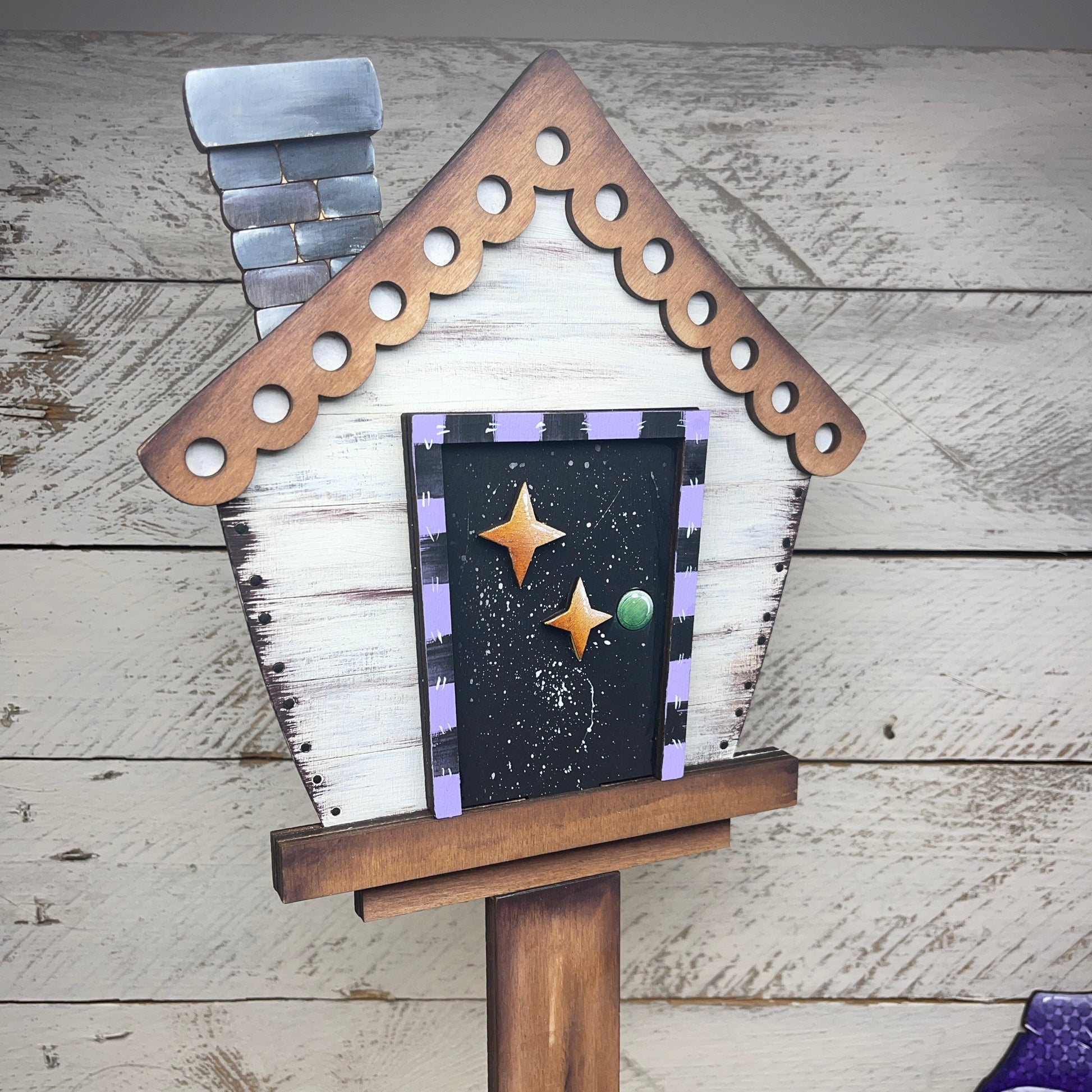 Ranocchio halloween per casetta degli uccellini Out of the Wood