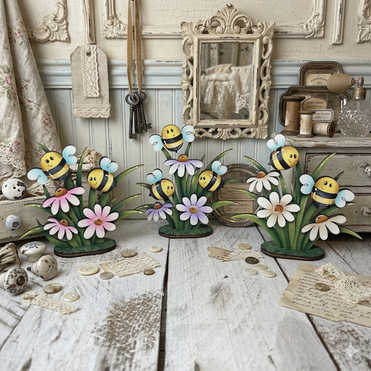 Api su fiori con piedistallo Out of the Wood