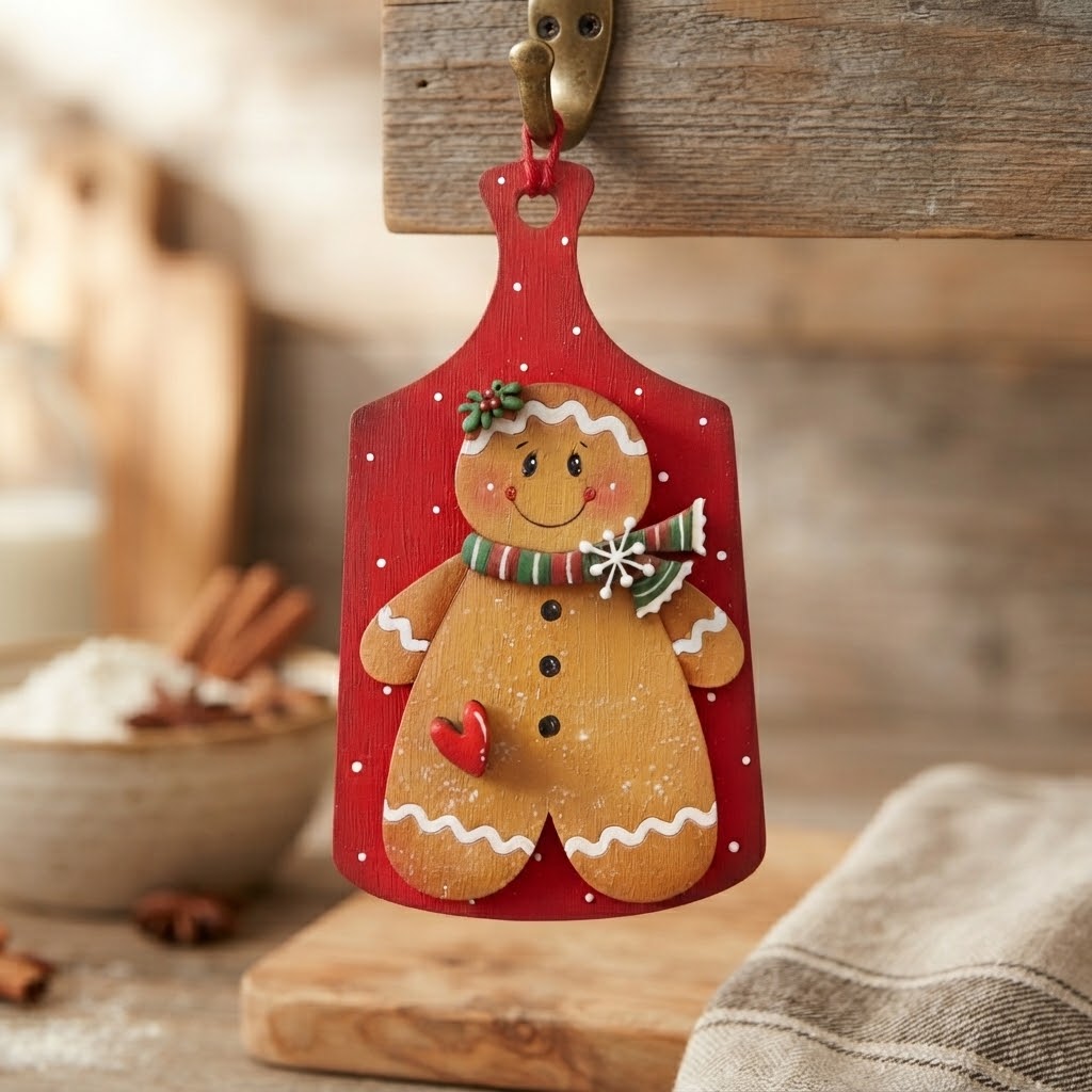 Gingerbread Breadbord Out of the Wood