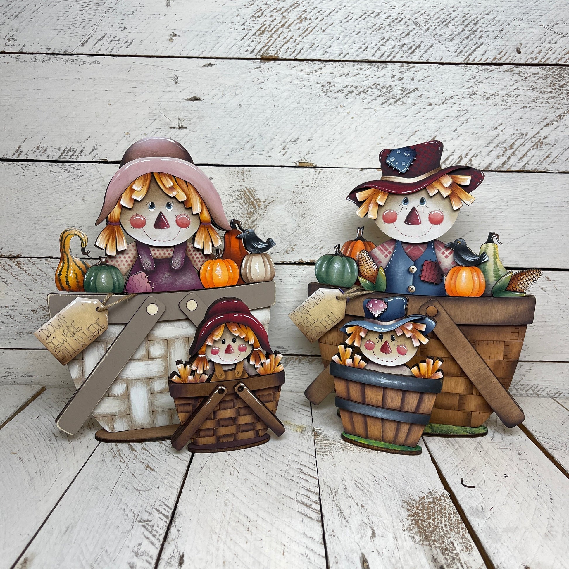 Pannello spaventapasseri  autunno per cesto intercambiabile Out of the Wood