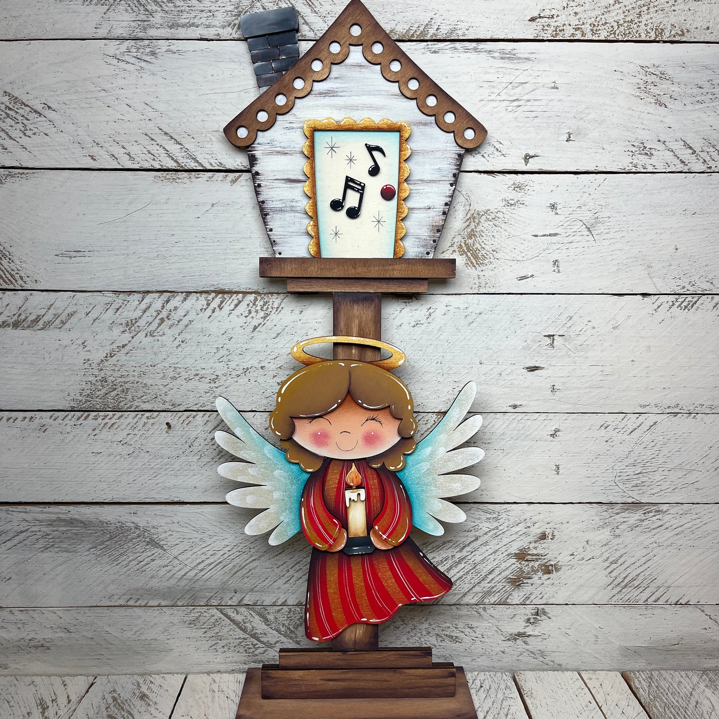 Angelo natalizio per casetta uccellini intercambiabile Out of the Wood
