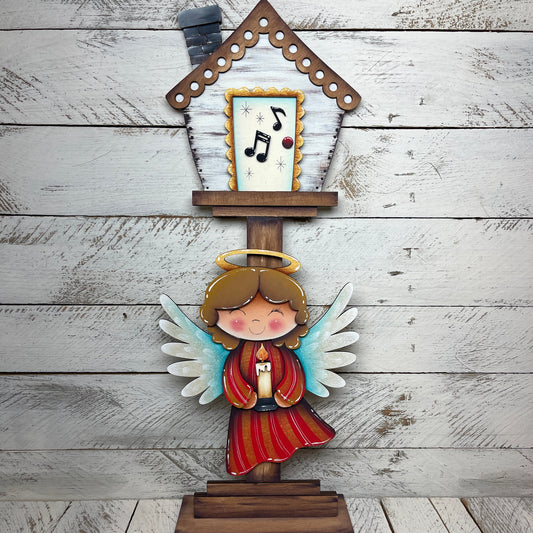 Angelo natalizio per casetta uccellini intercambiabile Out of the Wood