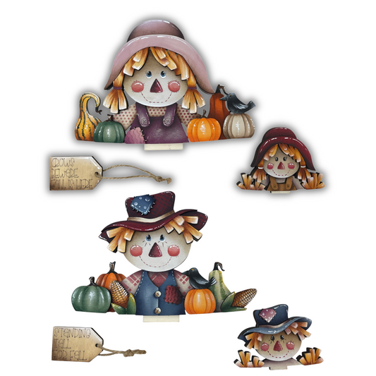 Pannello spaventapasseri  autunno per cesto intercambiabile Out of the Wood