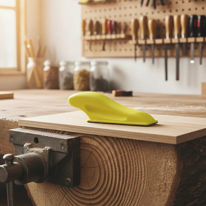 Spatola  in gomma per carteggiare con strisce abrasive a velcro Out of the Wood