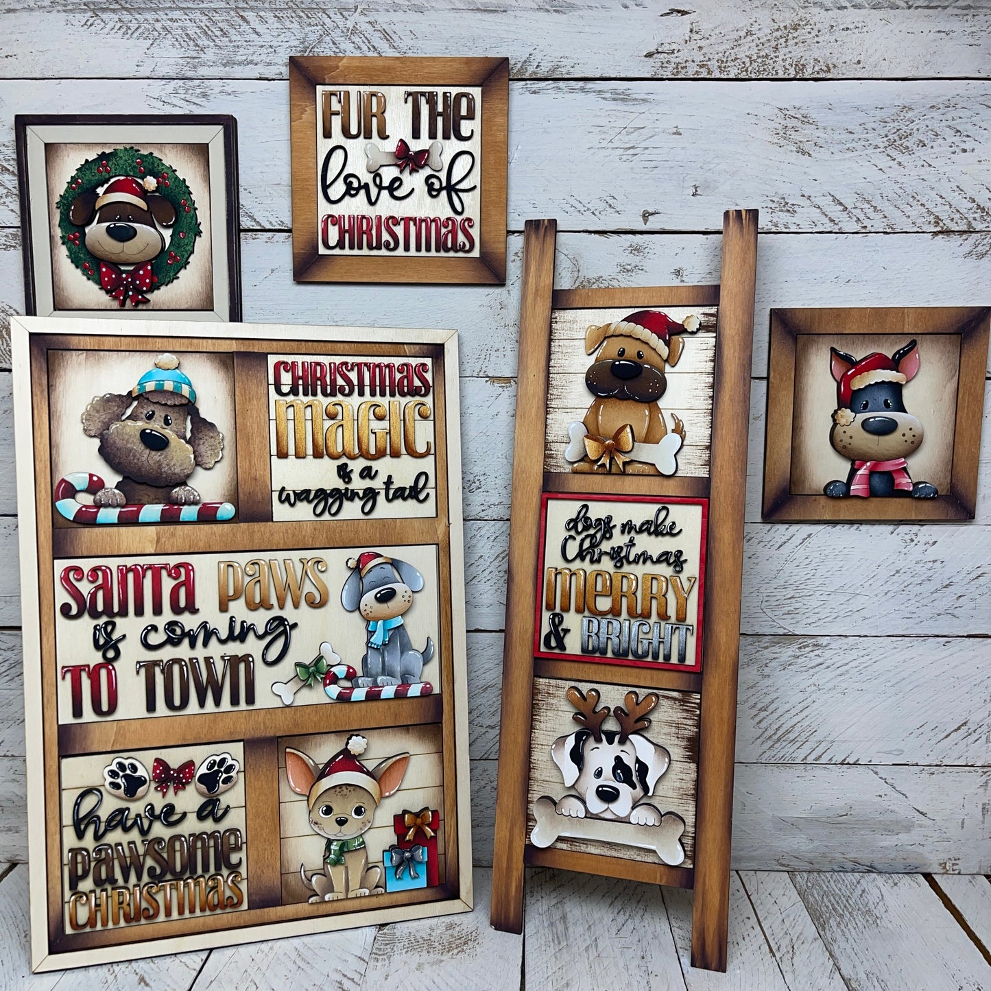 Set cani inserto quadrati grandi 10x10 Out of the Wood