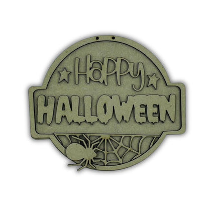 Happy Halloween sing Out of the Wood