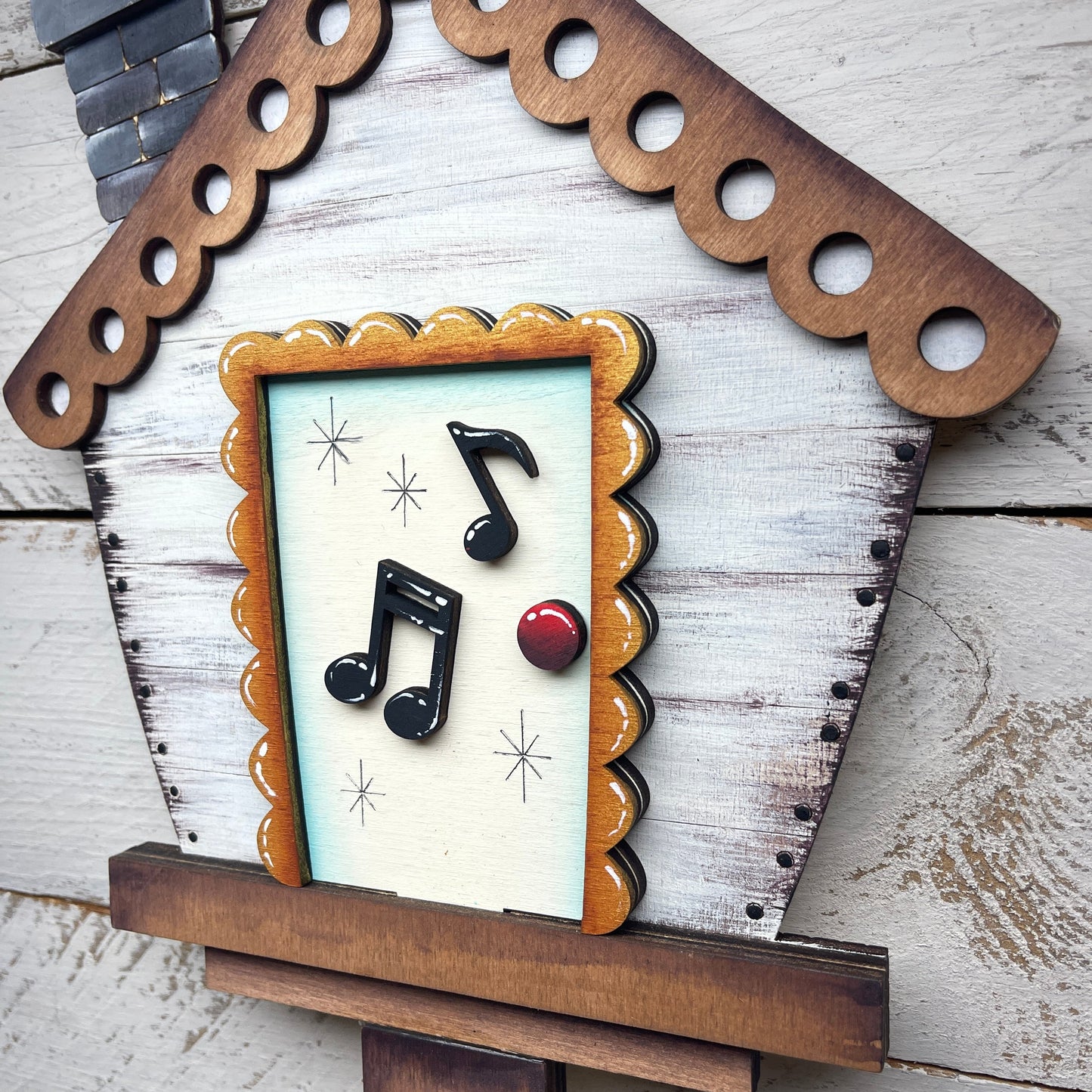 Angelo natalizio per casetta uccellini intercambiabile Out of the Wood