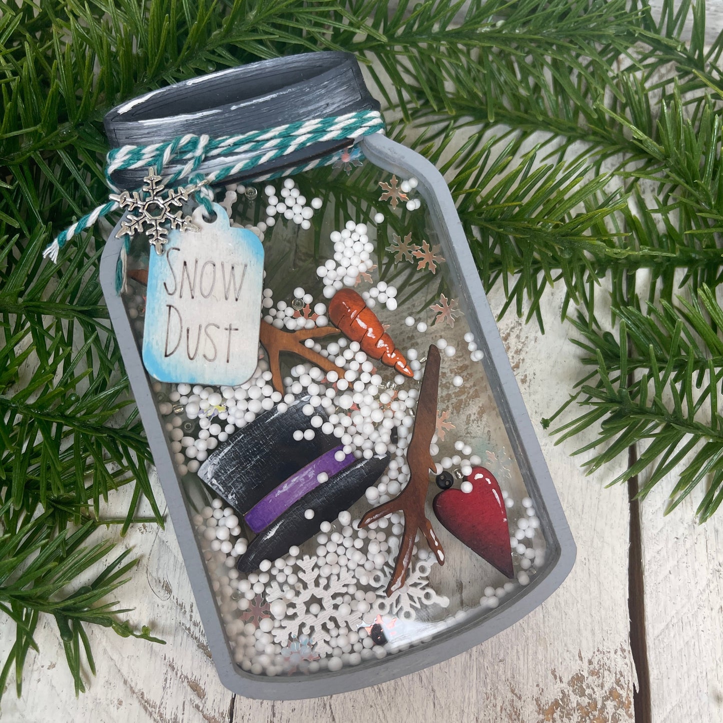 Vasetto snowman dust Out of the Wood