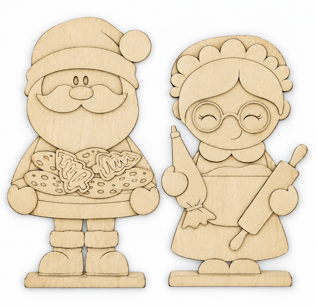 Santa e Mrs claus col king Out of the Wood