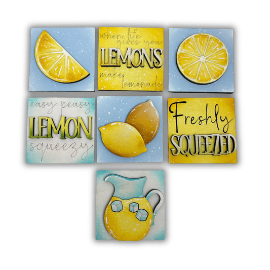 Set limoni  inserti quadrati piccoli 6x6 (Copia) Out of the Wood