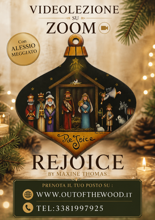 Zoom online REJOICE CON ALESSIO  MEGGIATO by Maxine Thomas Out of the Wood