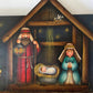 CARTAMODELLO  -pattern -“Glad tidings Nativity” by Maxine Thomas Out of the Wood