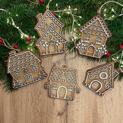 Ginger house Ornament Out of the Wood