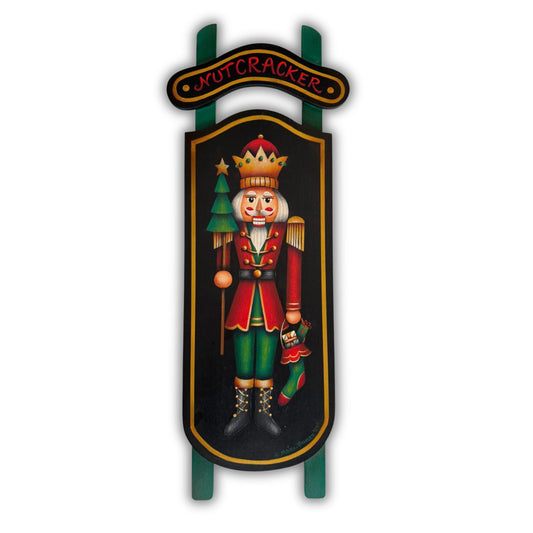 SAGOMA SP 8 MM  -pattern -“ Nutcracker sled ”by Maxine Thomas Out of the Wood