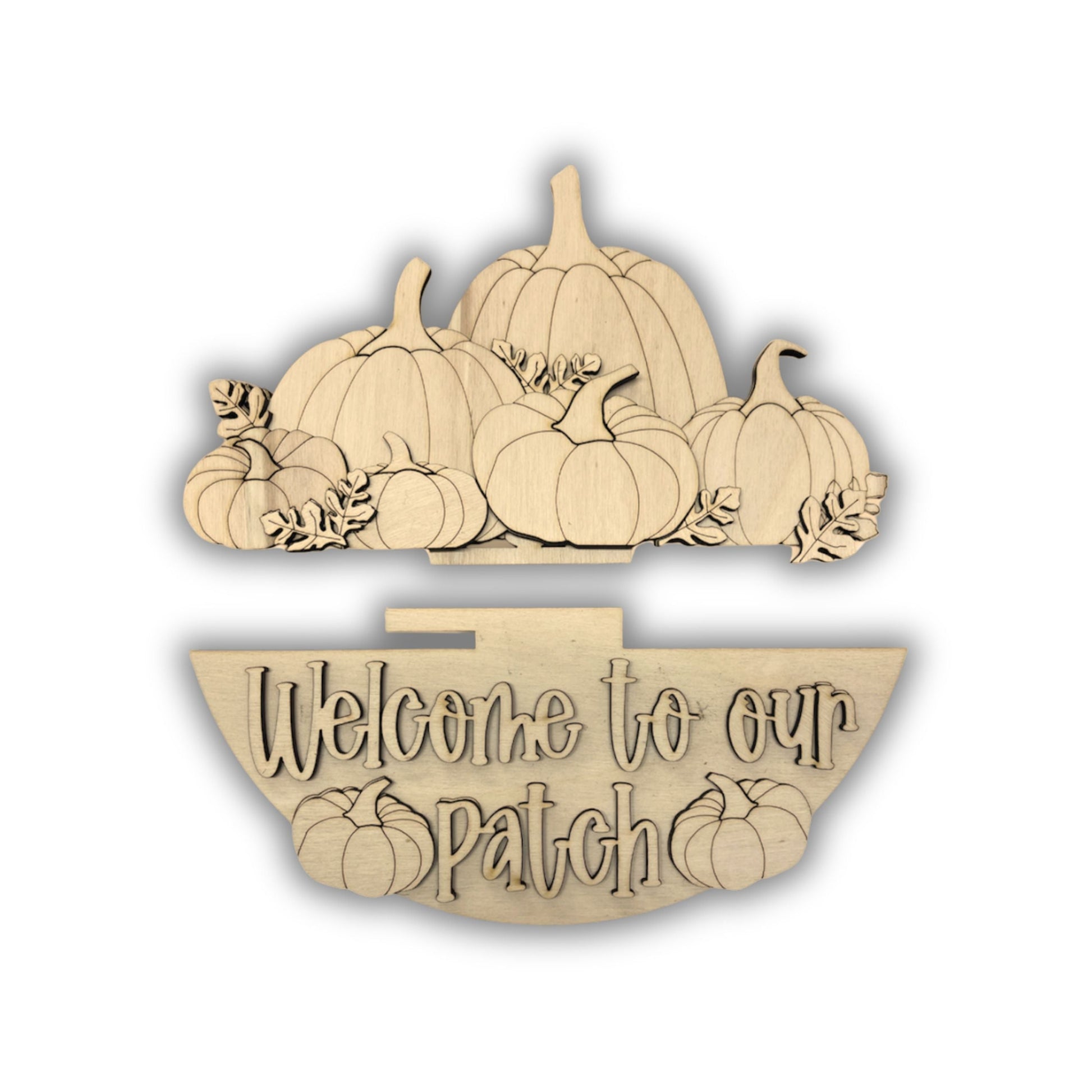 Fuoriporta banner intercambiabile con zucche Out of the Wood