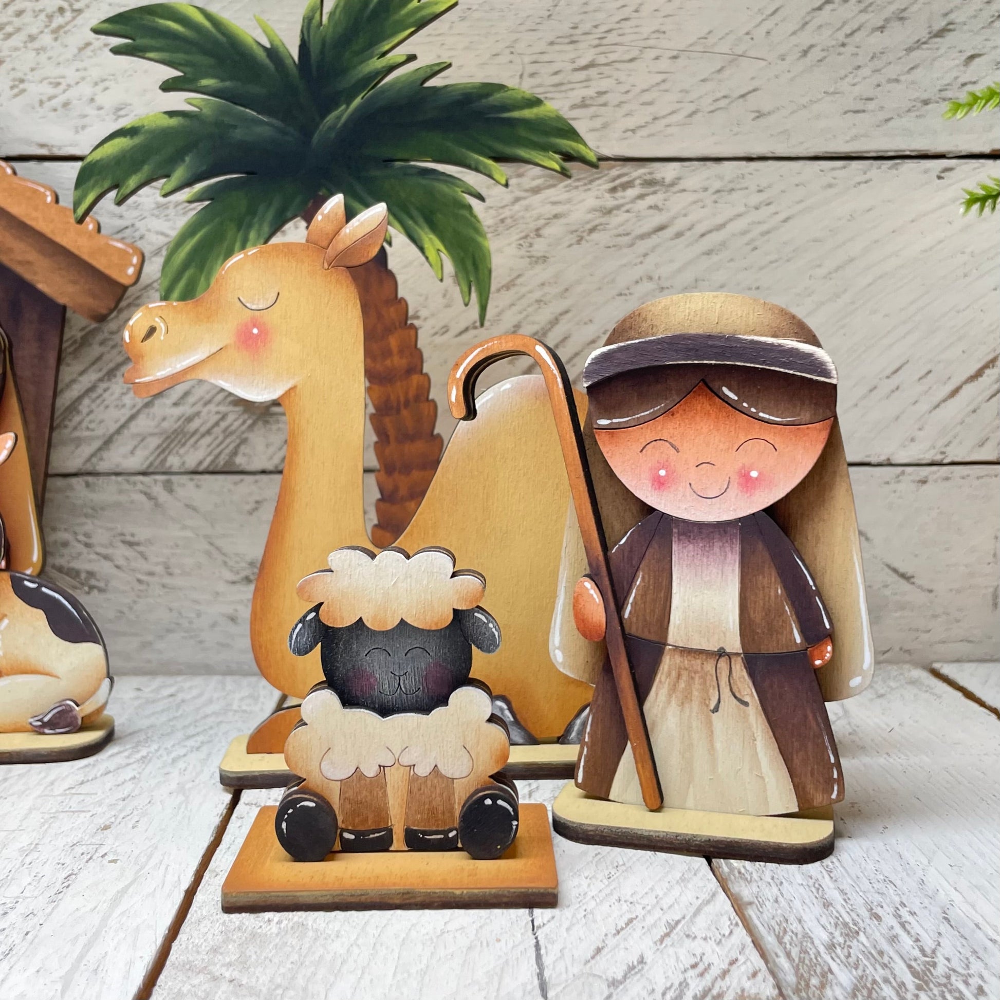 Natività con piedistallo Out of the Wood