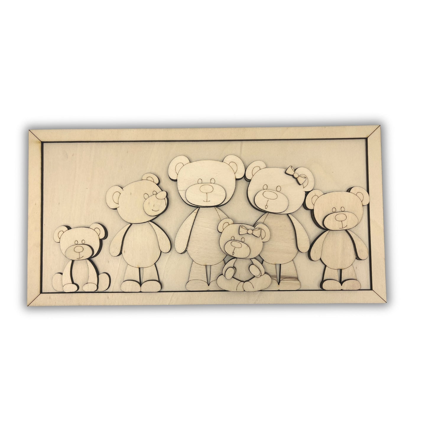 Amici orsi su cornice Out of the Wood