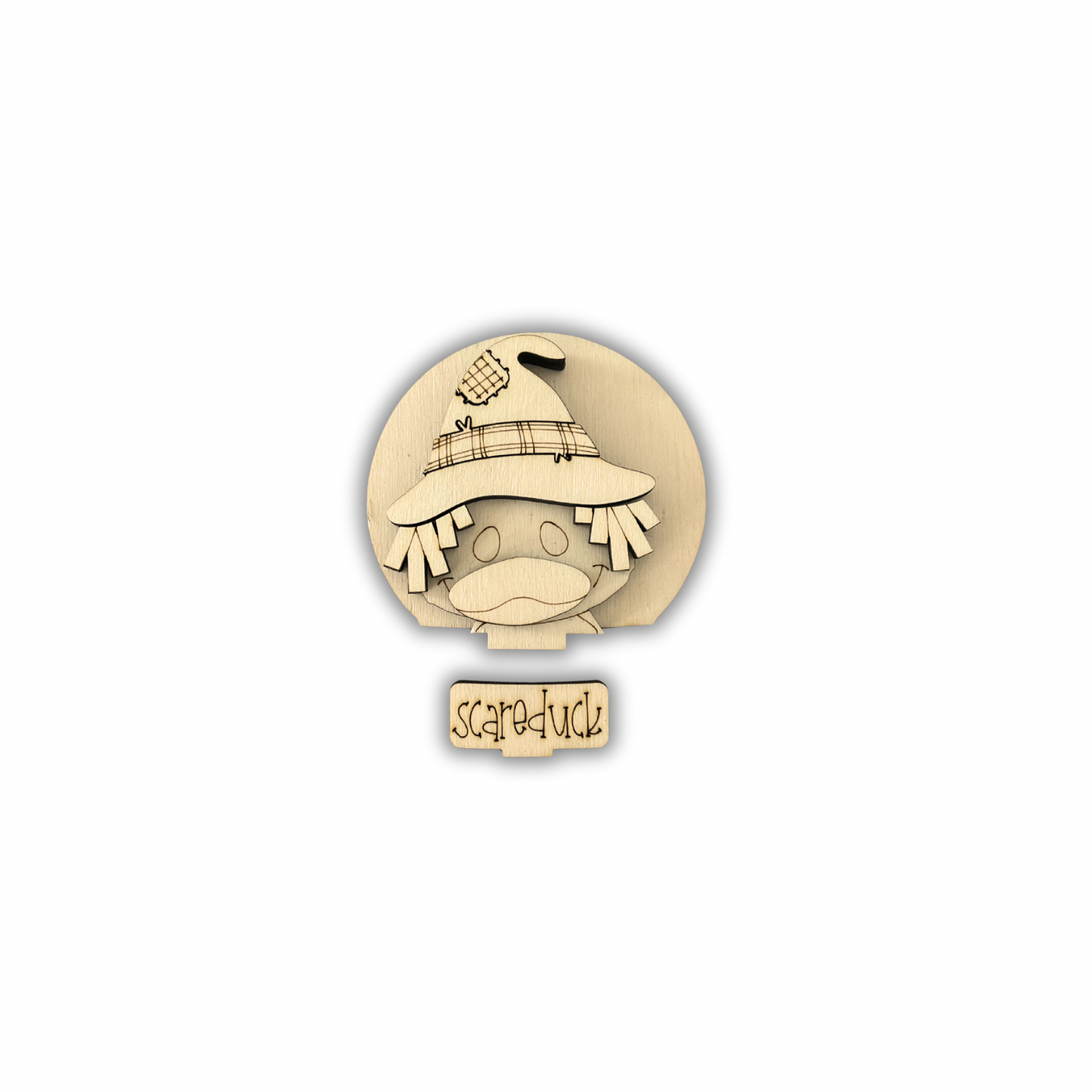 Sagoma papere autunno per Snow globe intercambiabile Out of the Wood