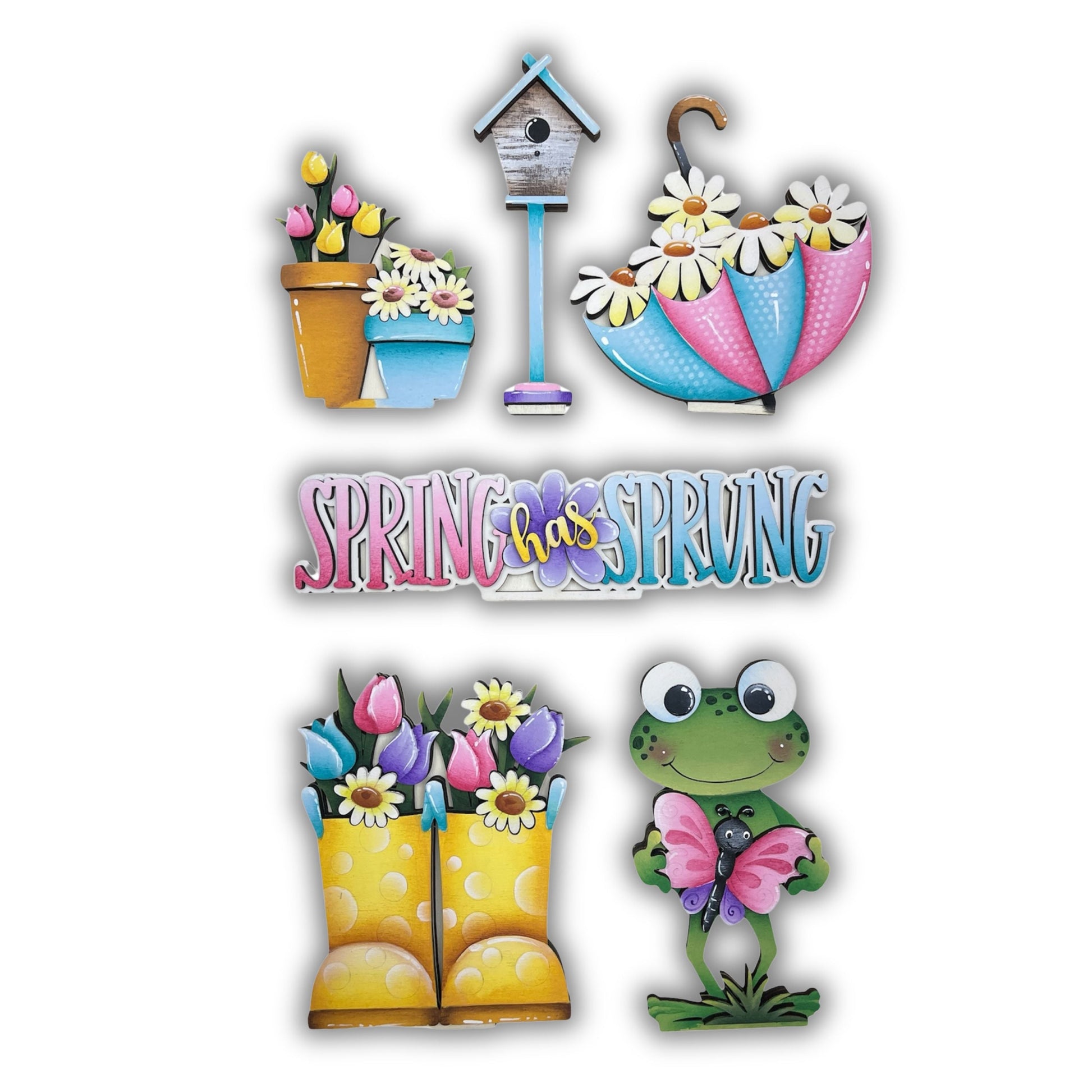 Inserti primavera  per scaffale intercambiabile Out of the Wood