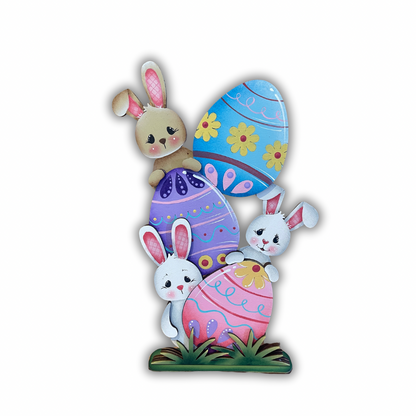 Easter eggs tree with Bunny