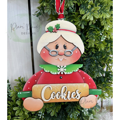 North pole Christmas ornaments Out of the Wood