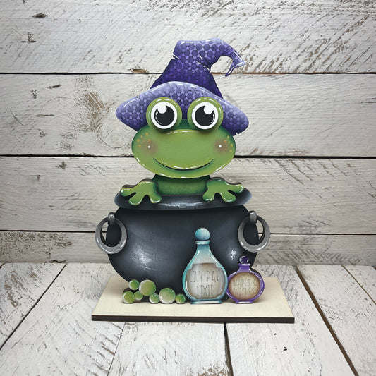 Sagoma per portascottex Rana Halloween Out of the Wood