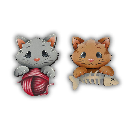 Gatto con lisca pesce o gomitolo Out of the Wood