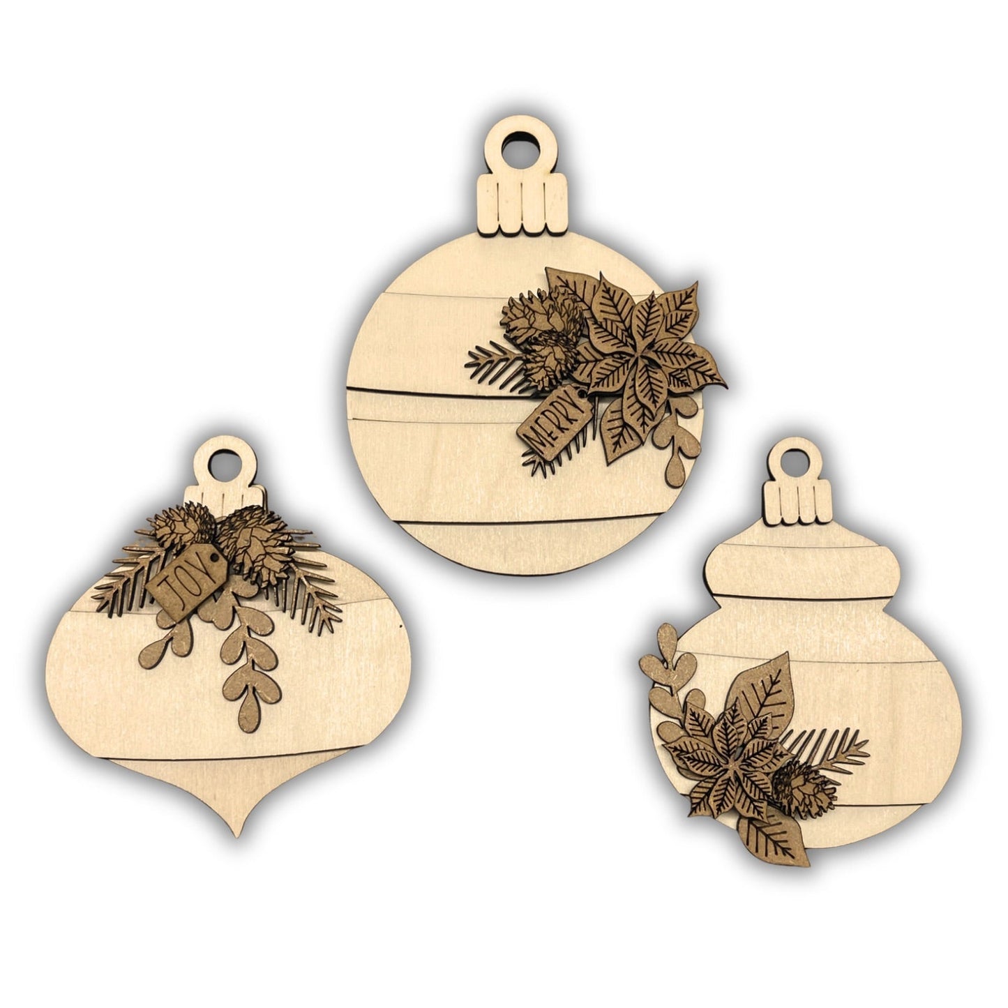 Kit Christmas ball ornament Out of the Wood
