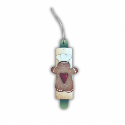 Ginger mattarello verticale ornament Out of the Wood
