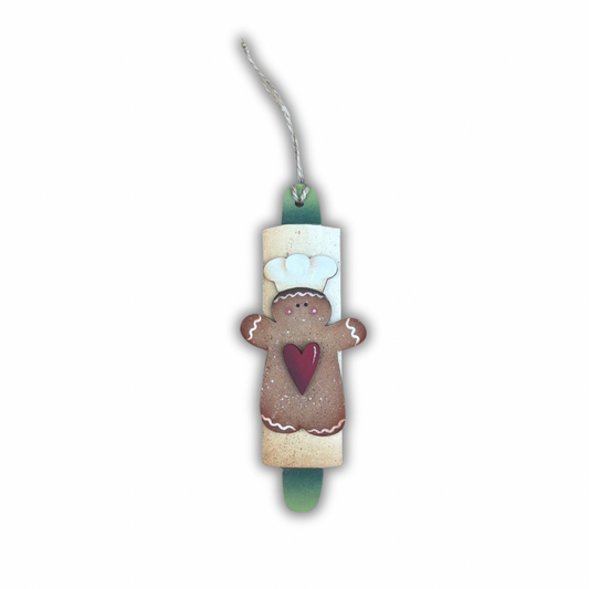 Ginger mattarello verticale ornament Out of the Wood