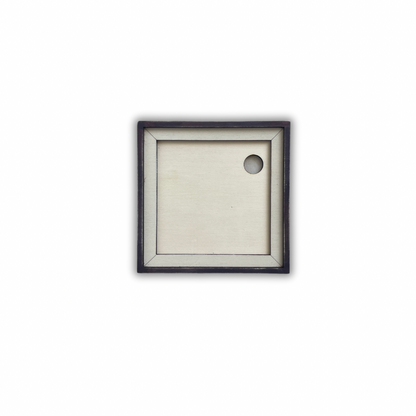 Cornice grande x 5 inserti quadrati grandi 10x10 Out of the Wood