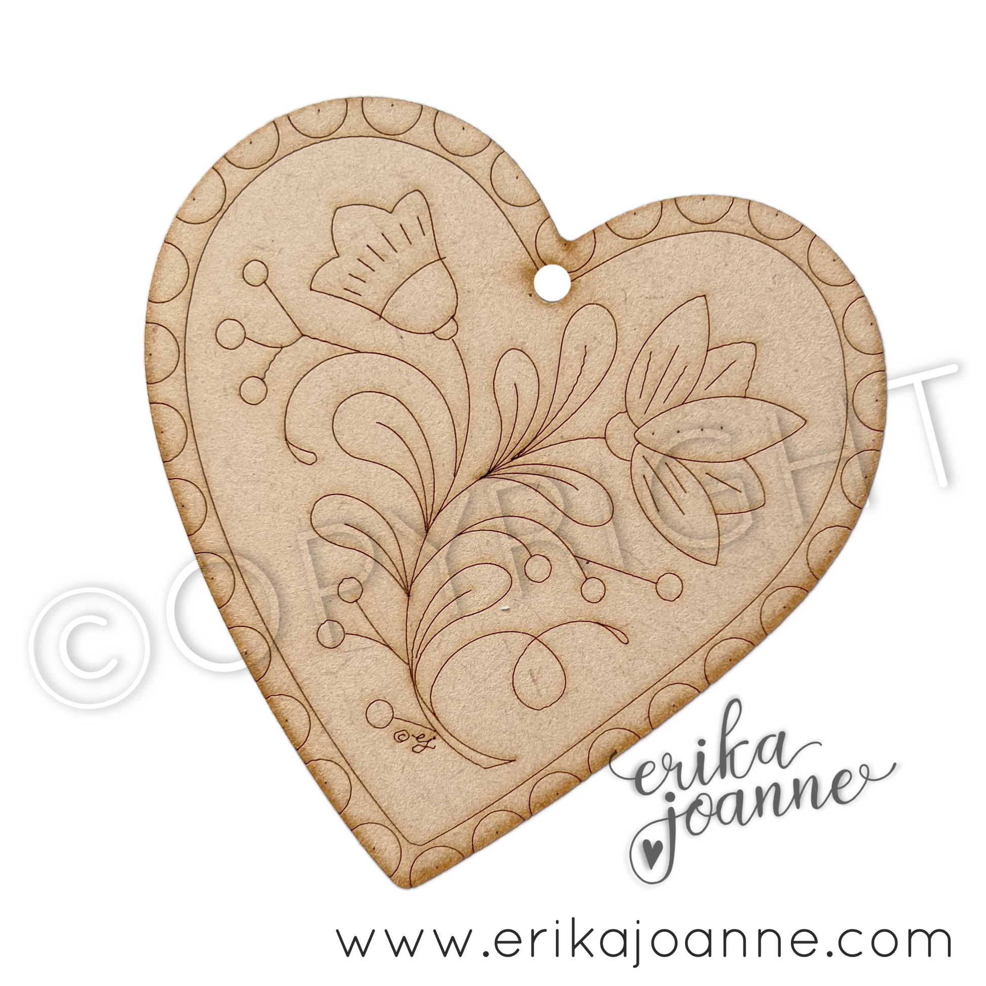 Folk art Francy valentine Out of the Wood