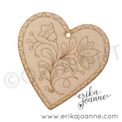 Folk art Francy valentine Out of the Wood