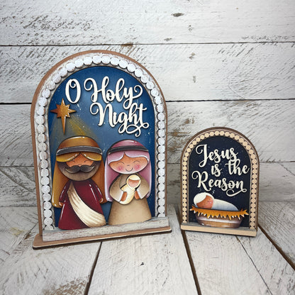 Pannello presepe per cornice intercambiabile Out of the Wood