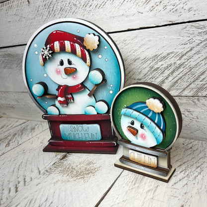 Sagoma pupazzo per Snow globe intercambiabile Out of the Wood