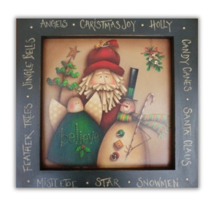 Sagoma Cornice quadrata - pattern-“Holiday trio “by Maxine Thomas Out of the Wood