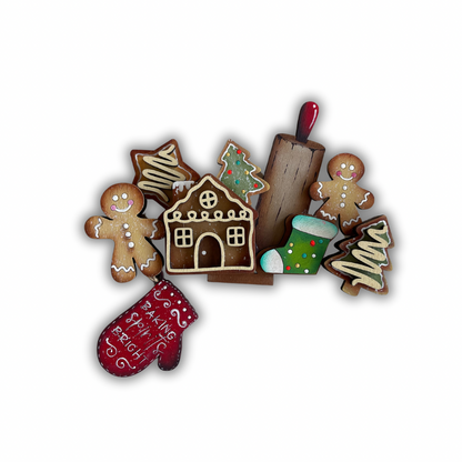 Pannello intercambiabile con biscotti natalizzi Out of the Wood