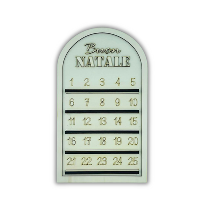 Calendario dell’ avvento Buon Natale Out of the Wood